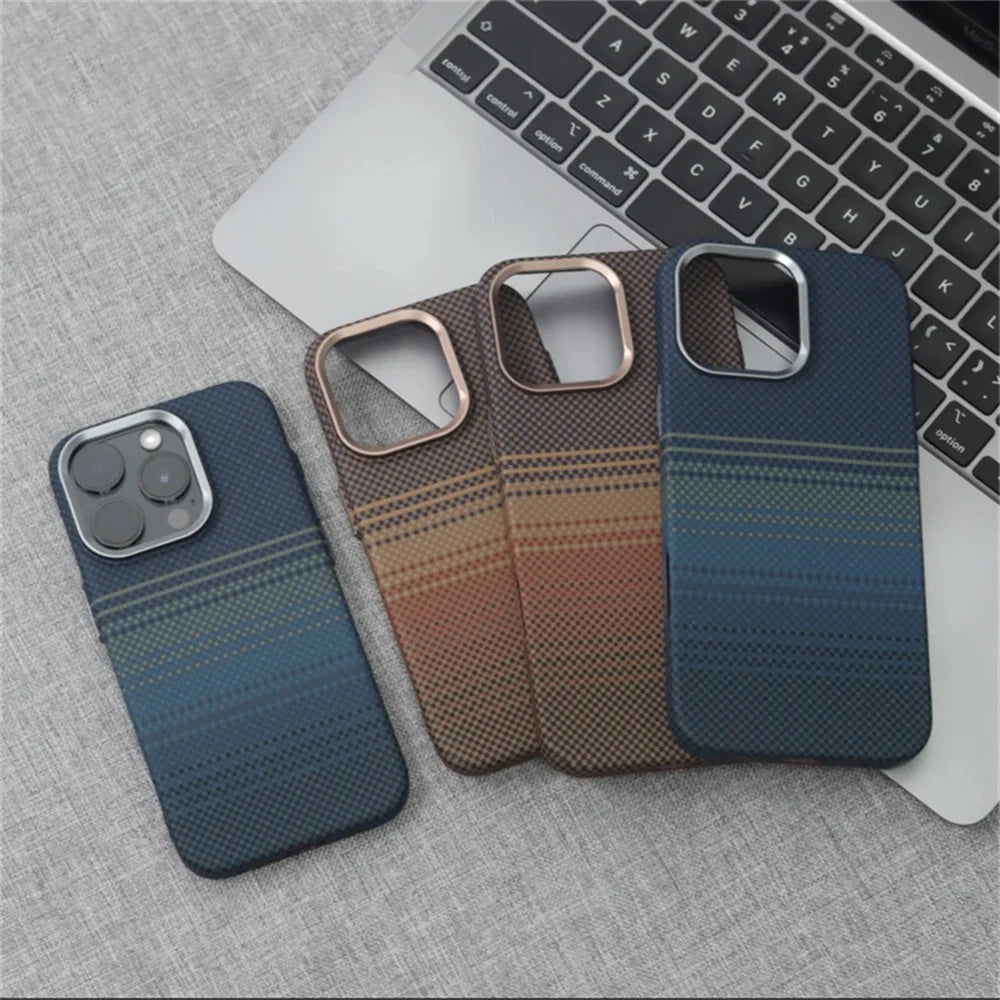 Carbon Fiber Relief Magsafe Case